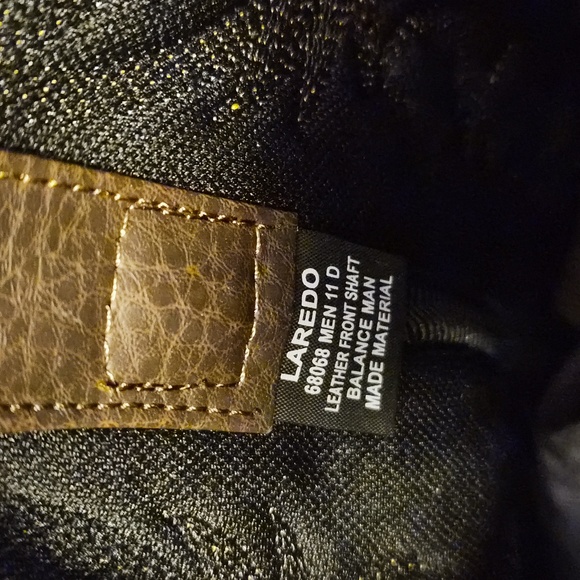 Laredo Men's Western Snake Print Cowboy Boot Sz 11 D Dan Post Boots New - Picture 5 of 6